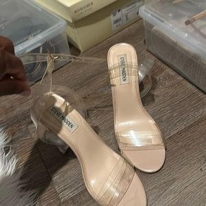 Clear heels